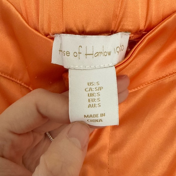 House of Harlow 1960 Orange Satin Pants - Picture 7 of 8